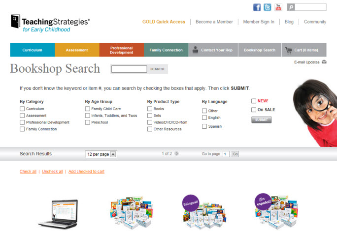 Teaching Strategies online book store