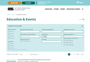 IBS Education and Events Search