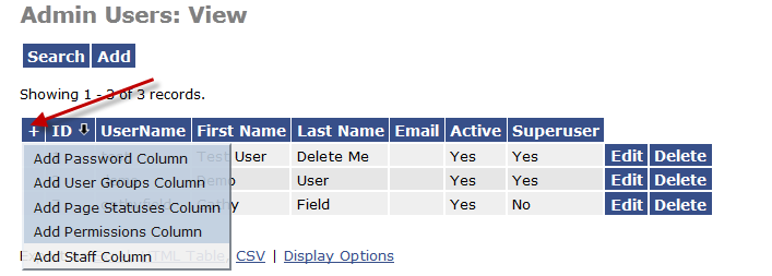 Adding a column to your view