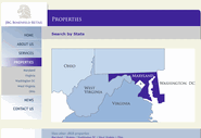 JBGR.com - Dynamic website mapping with content management system.