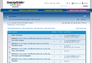 Bulletin page is sortable and offers easy access to user preferences, FAQs and member information.