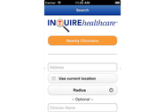 INQUIREhealthcare Mobile App: Search for doctors, nurses and hospitals that are recognized national